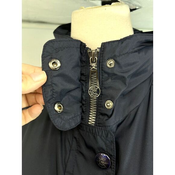 Creenstone (14 XL US) Lightweight Jacket Size 42 Zip Away Hood Navy Blue Holland - Picture 7 of 16